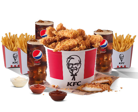 Menu Bucket 15 Strips